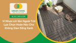 Vỉ nhựa lót sàn ngoài trời mang lại cảm giác thoải mái khi đi chân trần