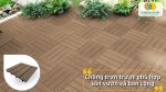 Dễ lắp đặt và tháo rời với thiết kế thông minh của vỉ nhựa lót sàn ngoài trời