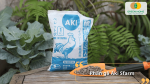 Phân gà hữu cơ Aki SFARM dạng viên giúp tăng độ màu mỡ của đất trồng rau.
