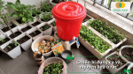 Chuẩn bị dụng cụ và nguyên liệu để ủ rác nhà bếp bằng men vi sinh tại nhà